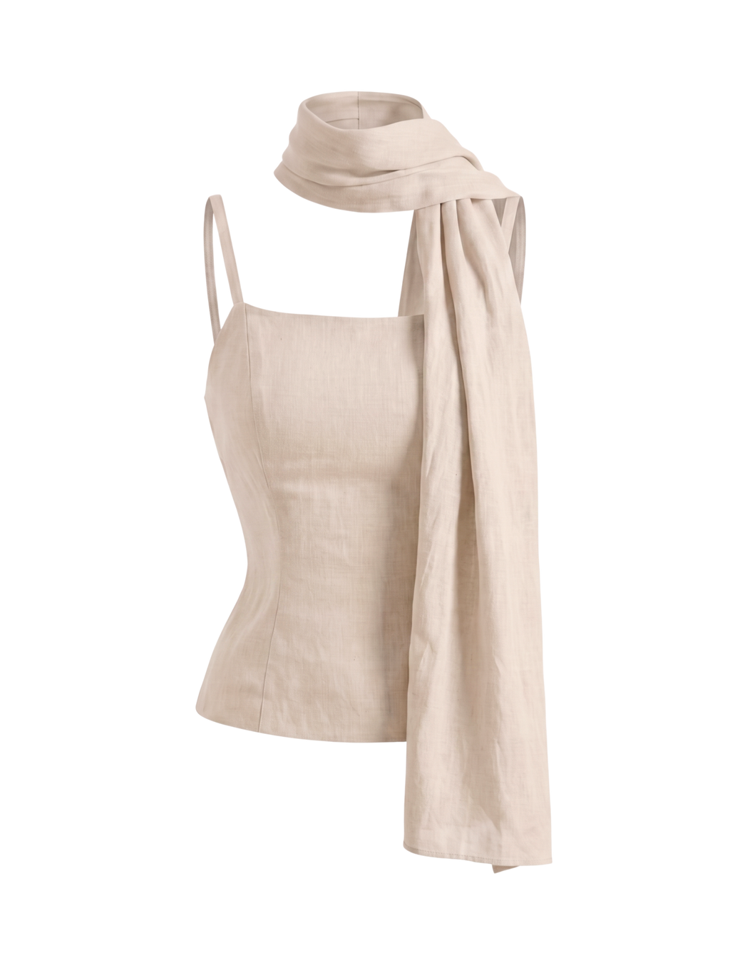 Mira Top + Dupatta/Scarf — Dune