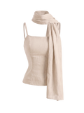 Mira Top + Dupatta/Scarf — Dune