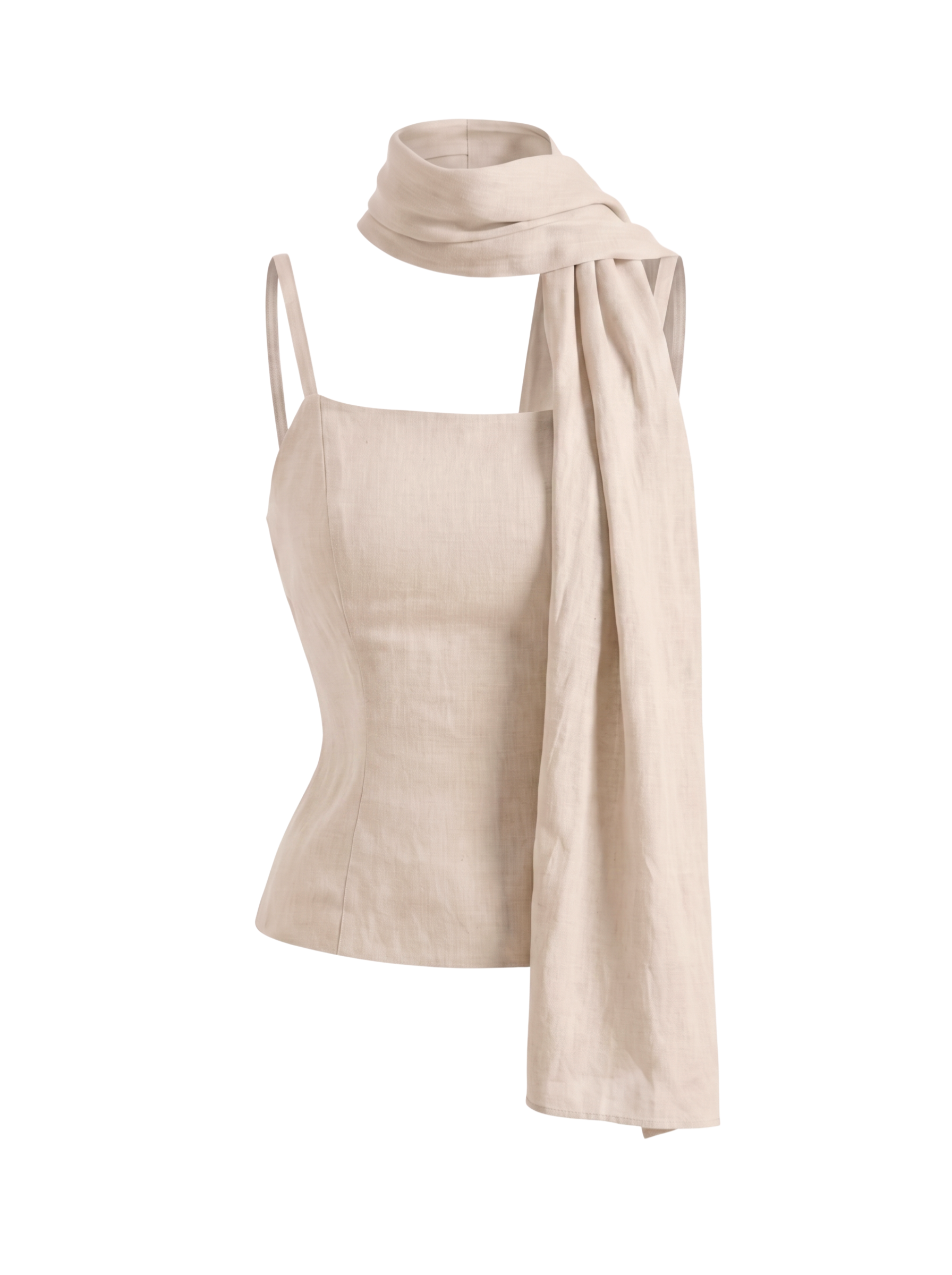 Mira Top + Dupatta/Scarf — Dune
