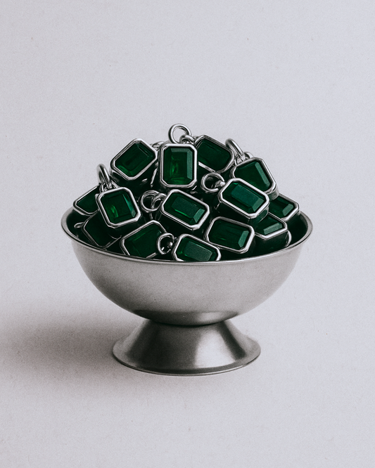Dainty Emerald Pendant
