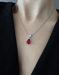 Seraphina Drop Necklace (Rouge)