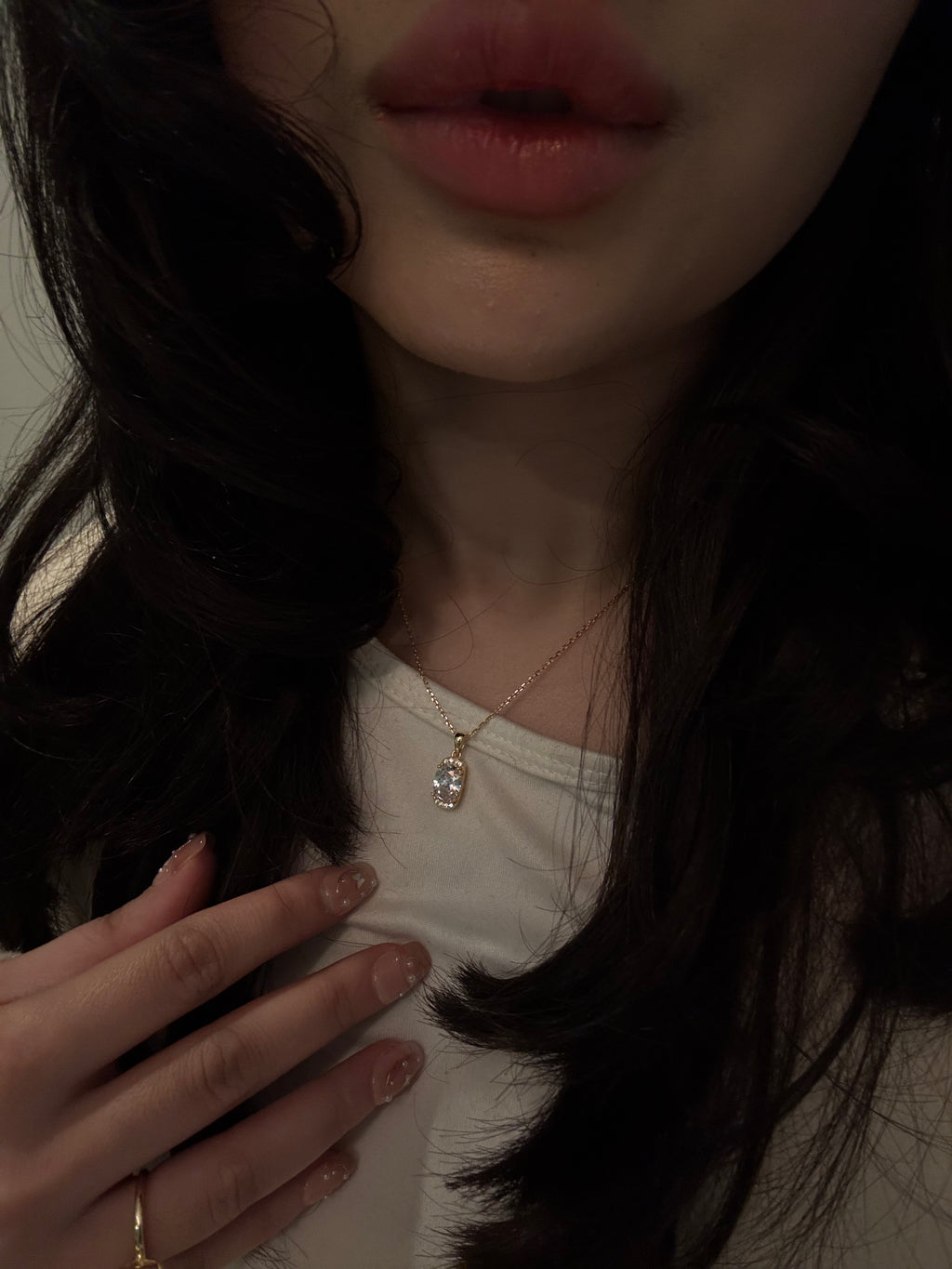 Zarina Drop Necklace — Gold