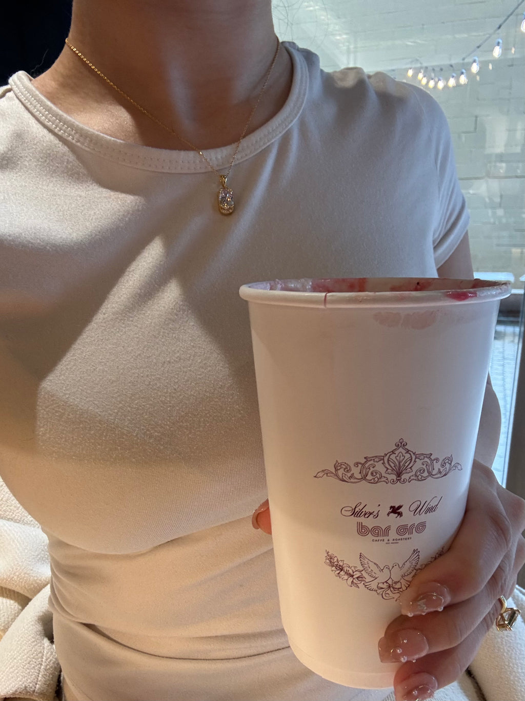 Zarina Drop Necklace — Gold