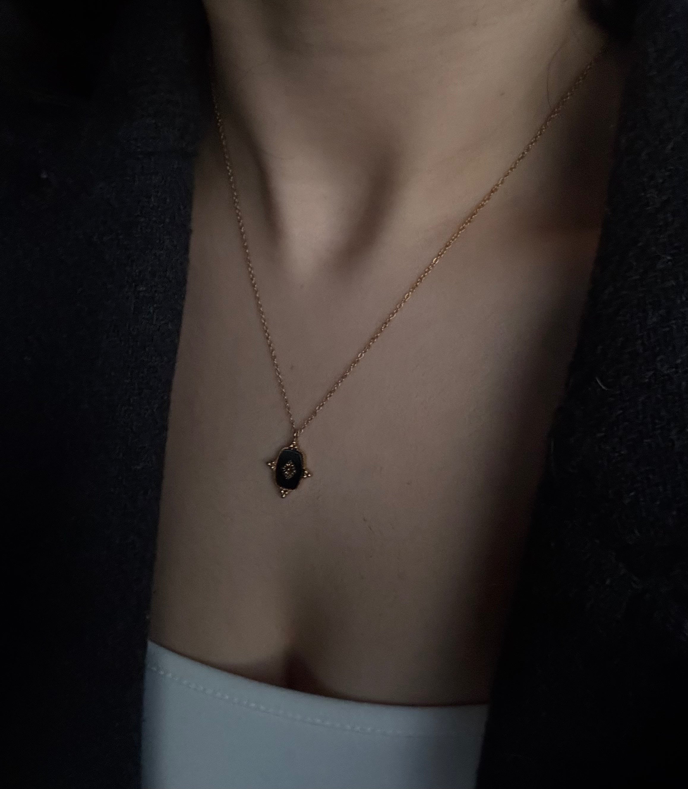 Noir River Necklace