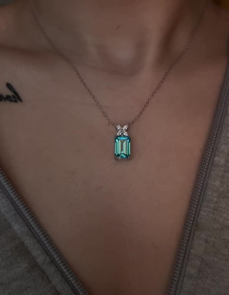 Ophelia Drop (Glacier Blue) Necklace