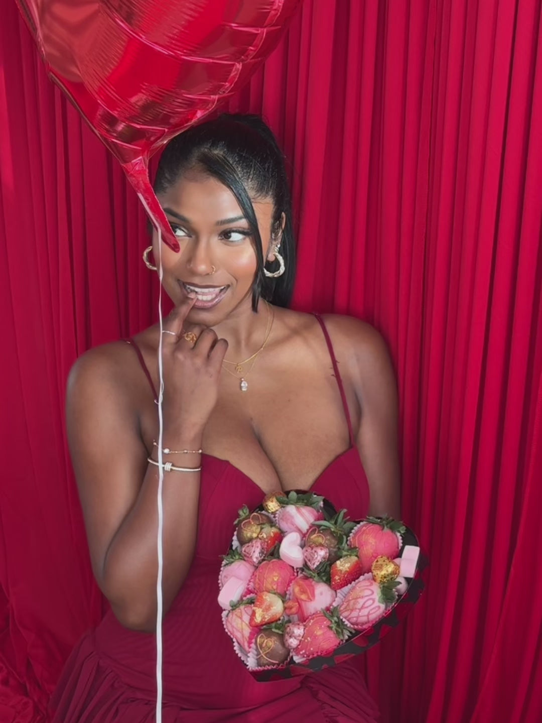 Zarina Drop Necklace — Gold